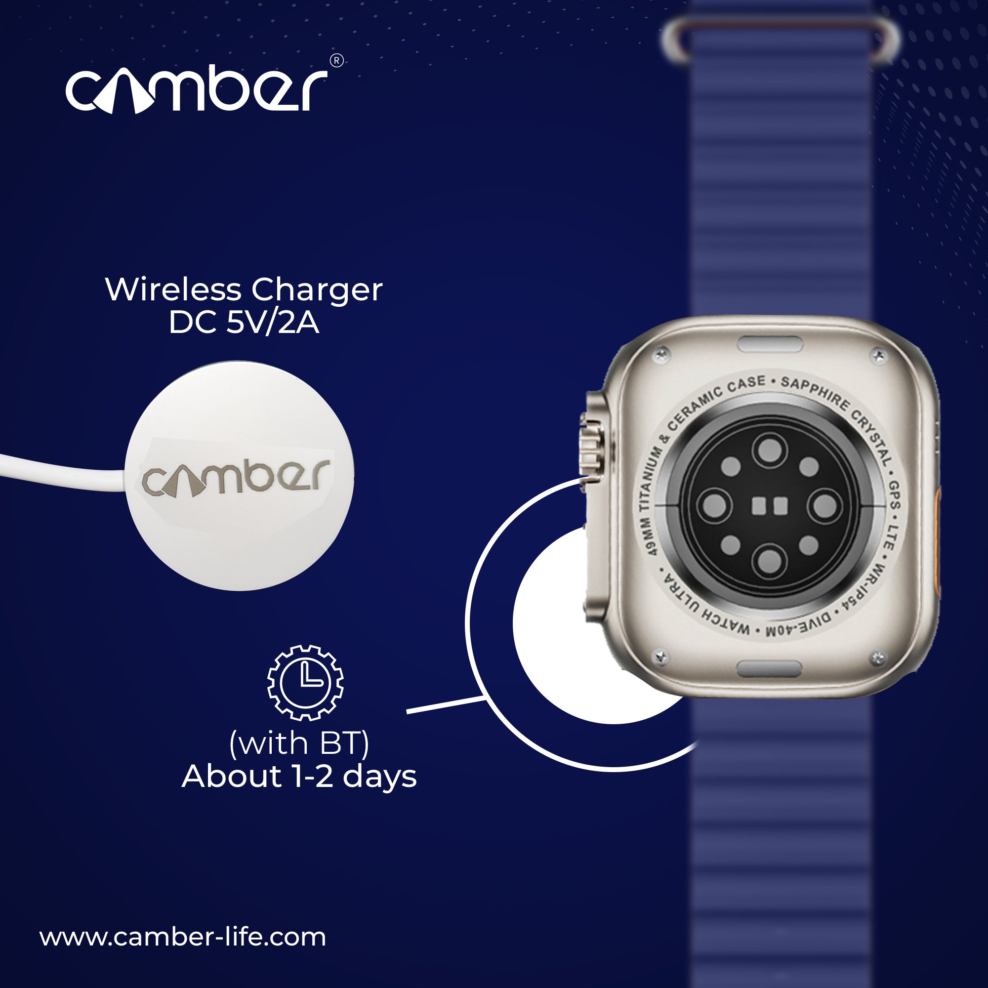 ThunderBolt Blue Smartwatch - Camber Technologies