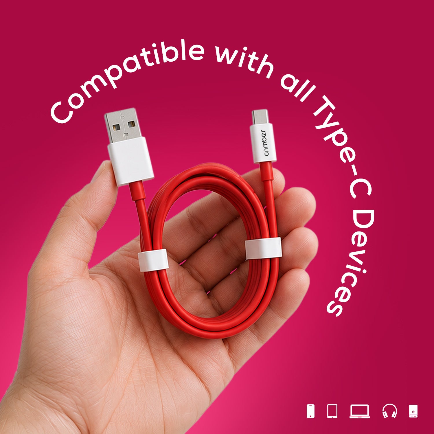 Fast Charging USB to C 120W Data Cable - Camber Technologies