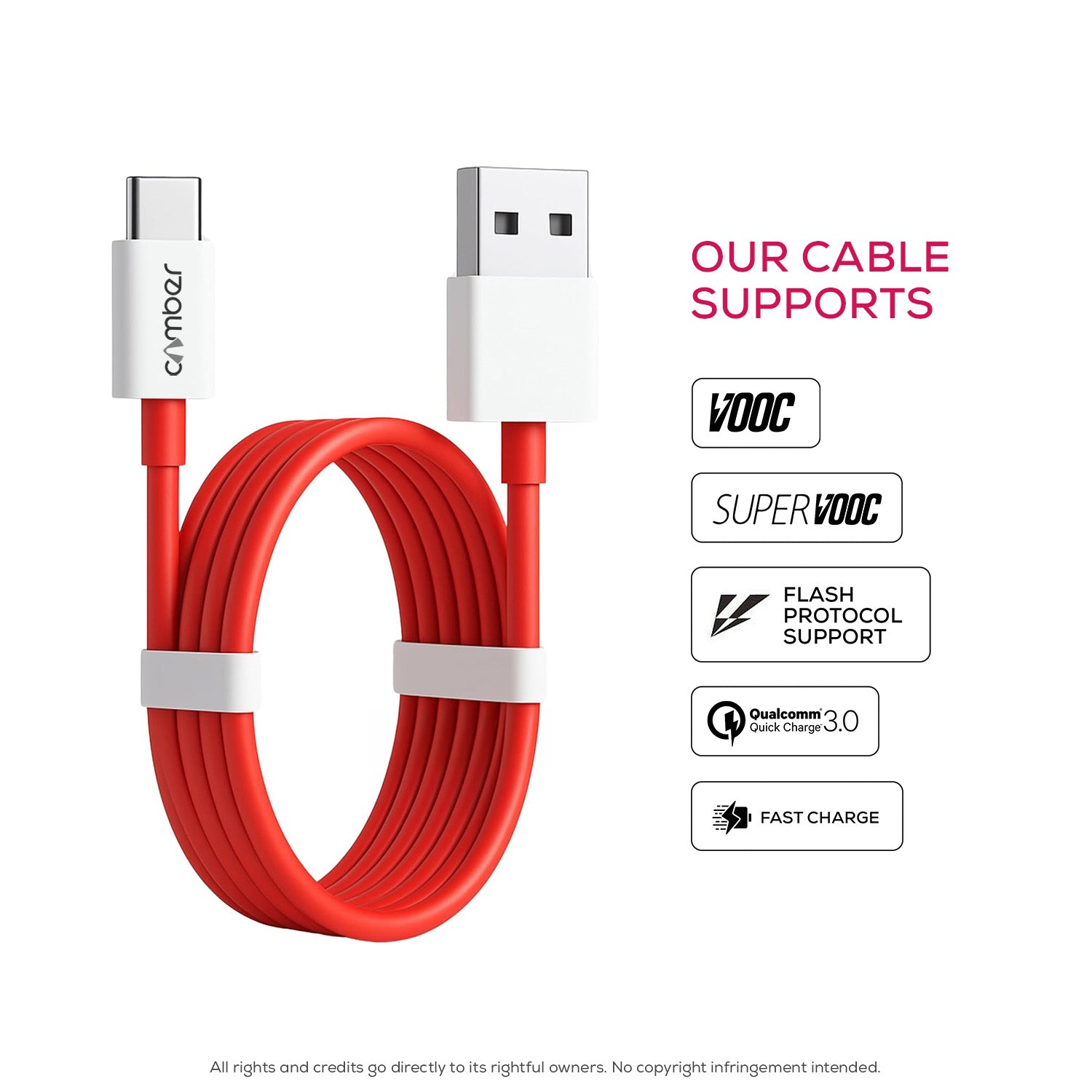 Fast Charging USB to C 120W Data Cable - Camber Technologies