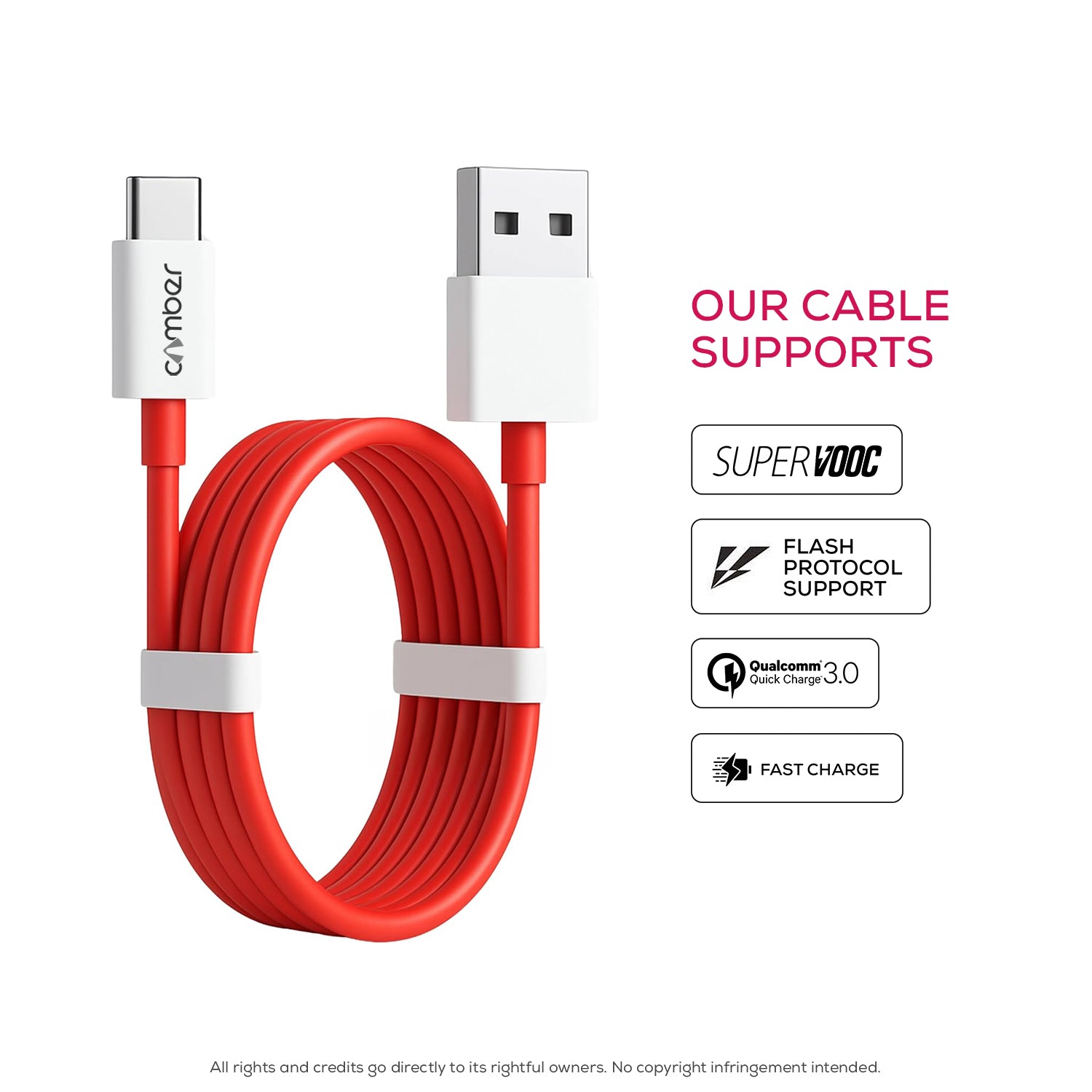 Fast Charging USB to C 120W Data Cable - Camber Technologies